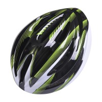 CAPACETE POKER BIKE OUT MOLD - PRETO/VERDE